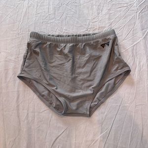 Grey brief swimwear